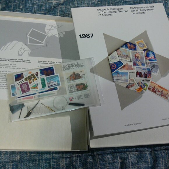 CANADA POST 1987  YEAR STAMP COLLECTION. - Picture 2 of 7
